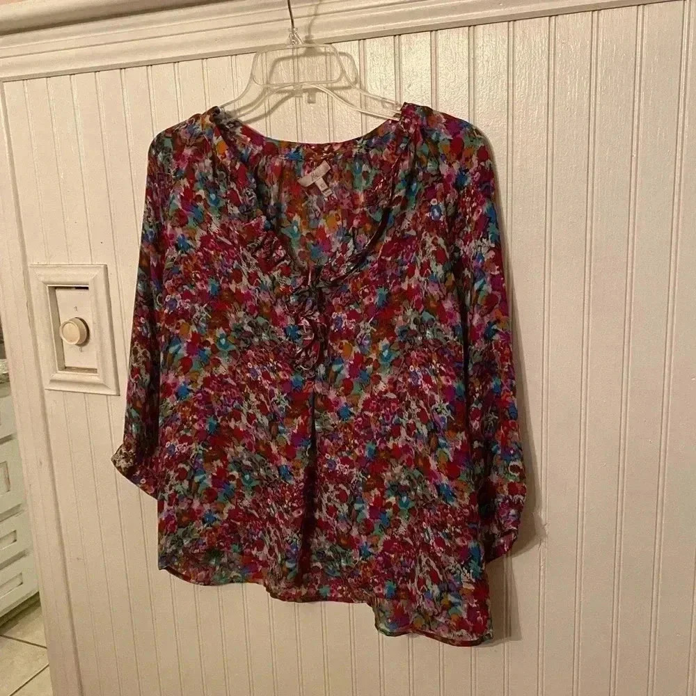 Joie floral 100% silk blouse